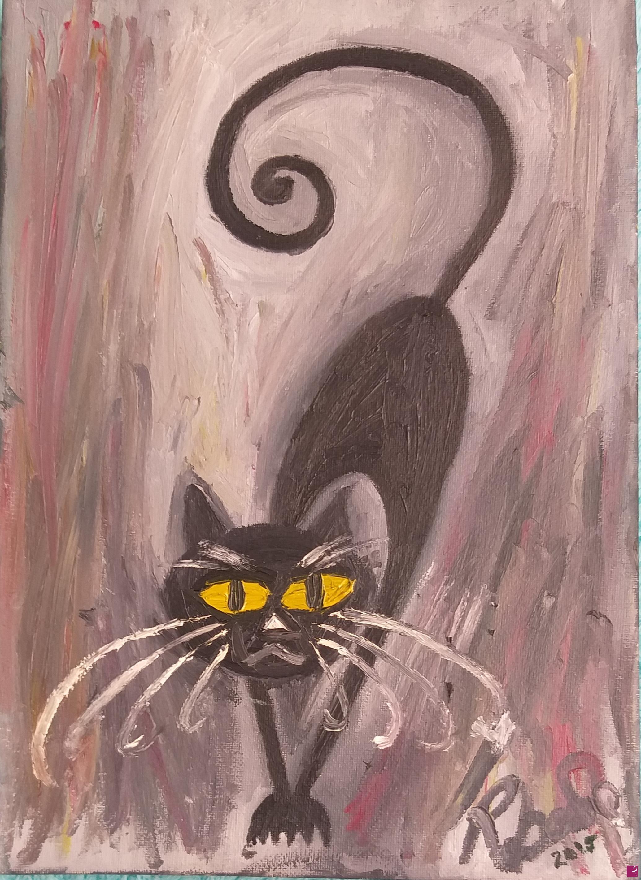 quadri in vendita online - "Pippi" olio su tela 25x35