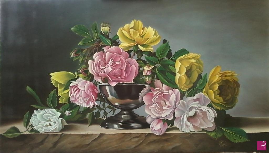 quadri in vendita online - piramide di rose