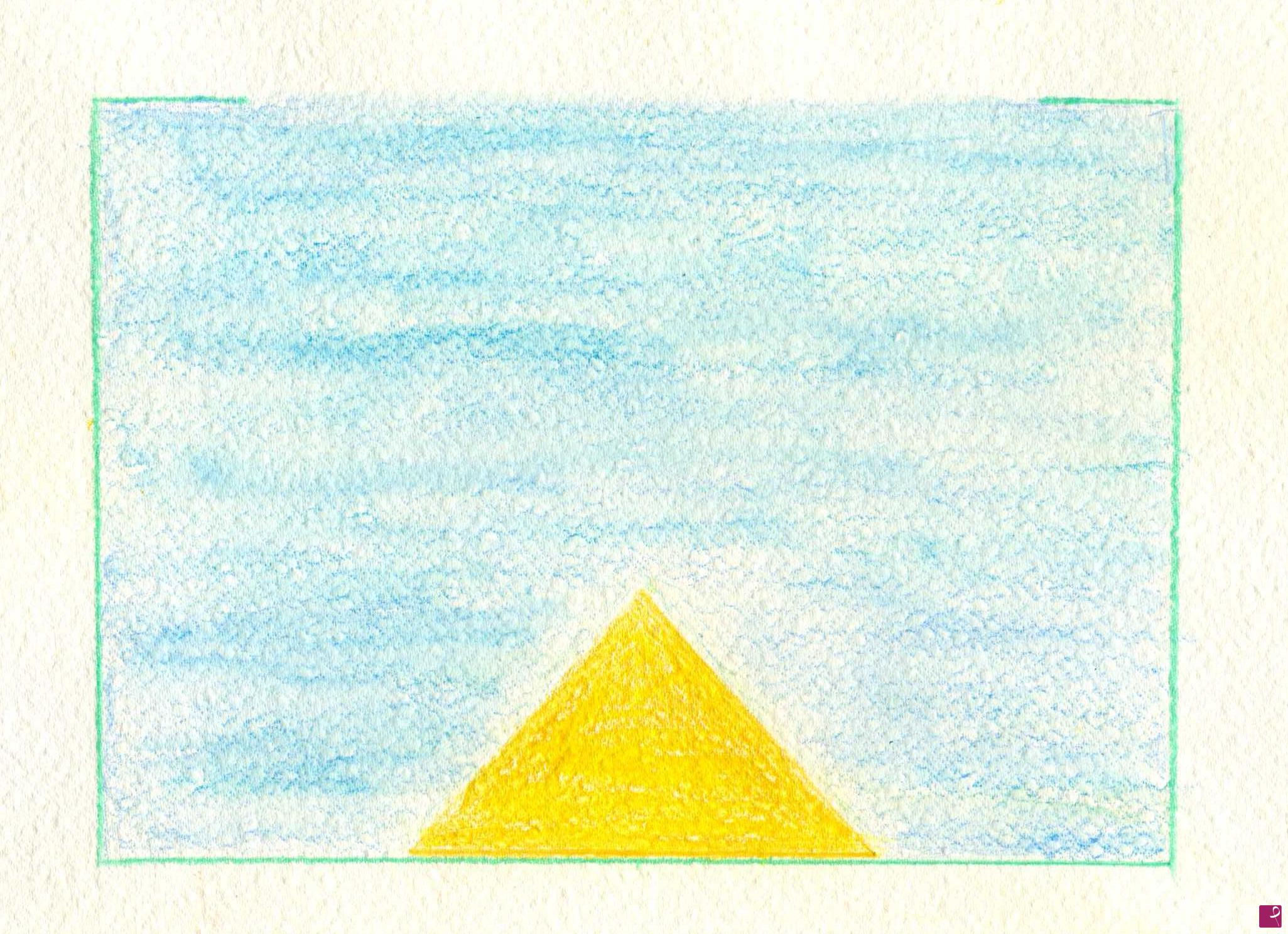 quadri in vendita online - Piramide nell'acqua
