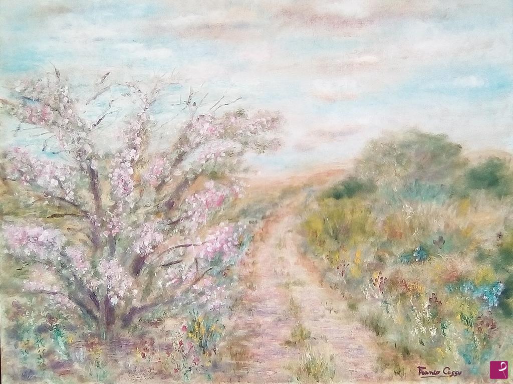 quadri in vendita online - Pirastu in fiore
