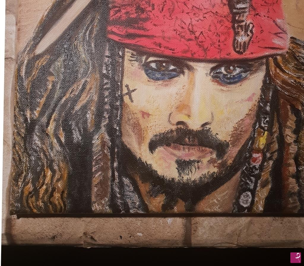 quadri in vendita online - Pirati dei Caraibi Jack Sparrow