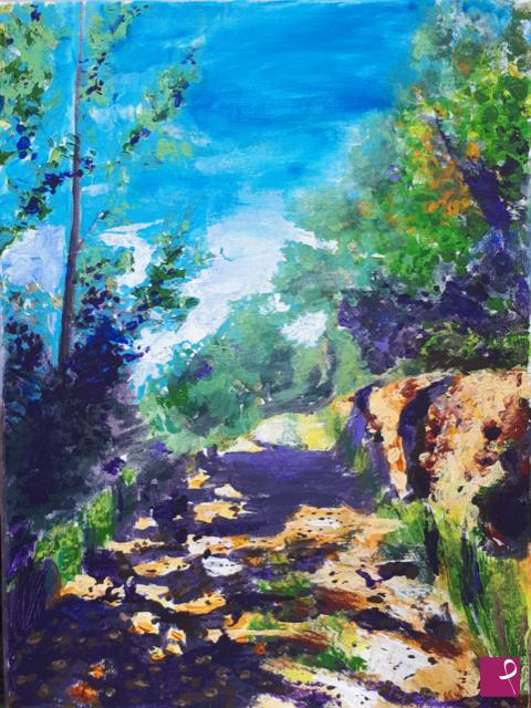 quadri in vendita online - Pittura acrilica originale "Sunny day"