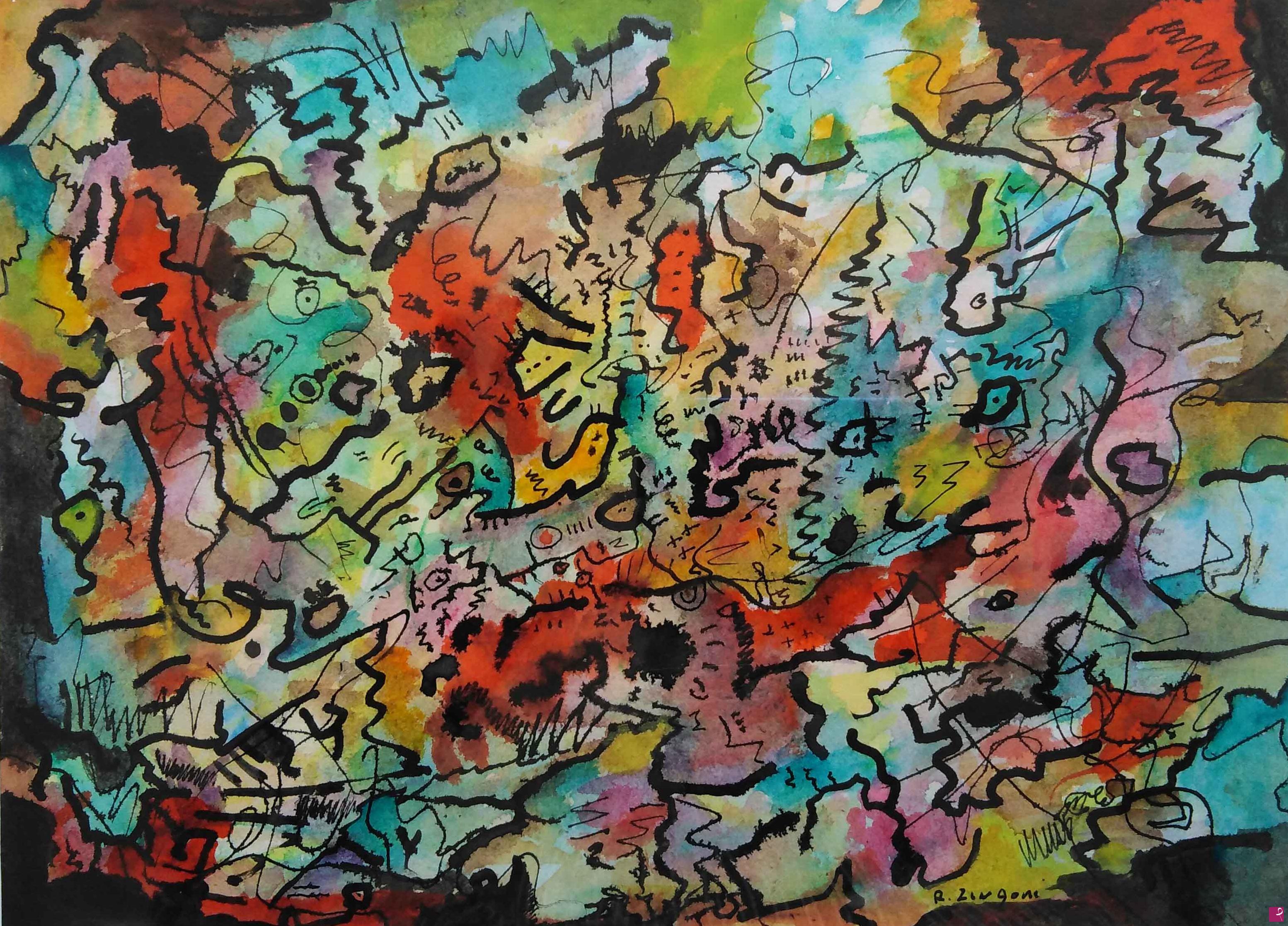 quadri in vendita online - pittura rupestre contemporanea