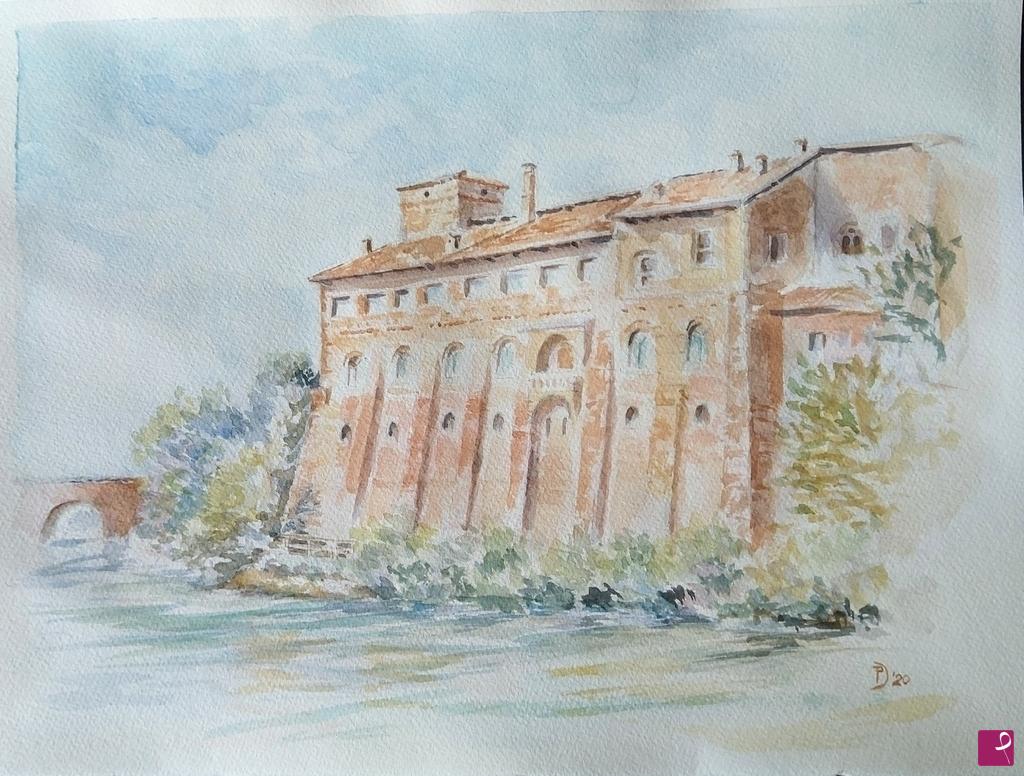 quadri in vendita online - Plein Air a Cassano d'Adda
