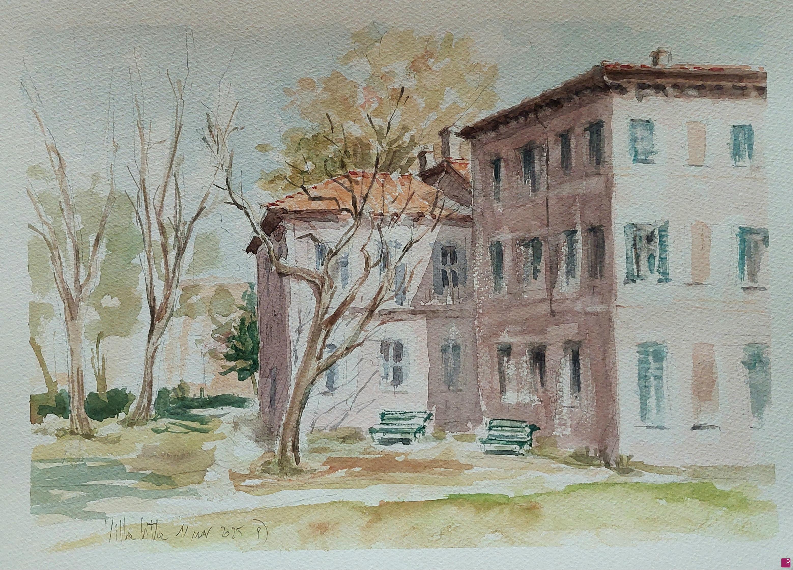 quadri in vendita online - Plein air a Villa Litta, 11 nov 2025