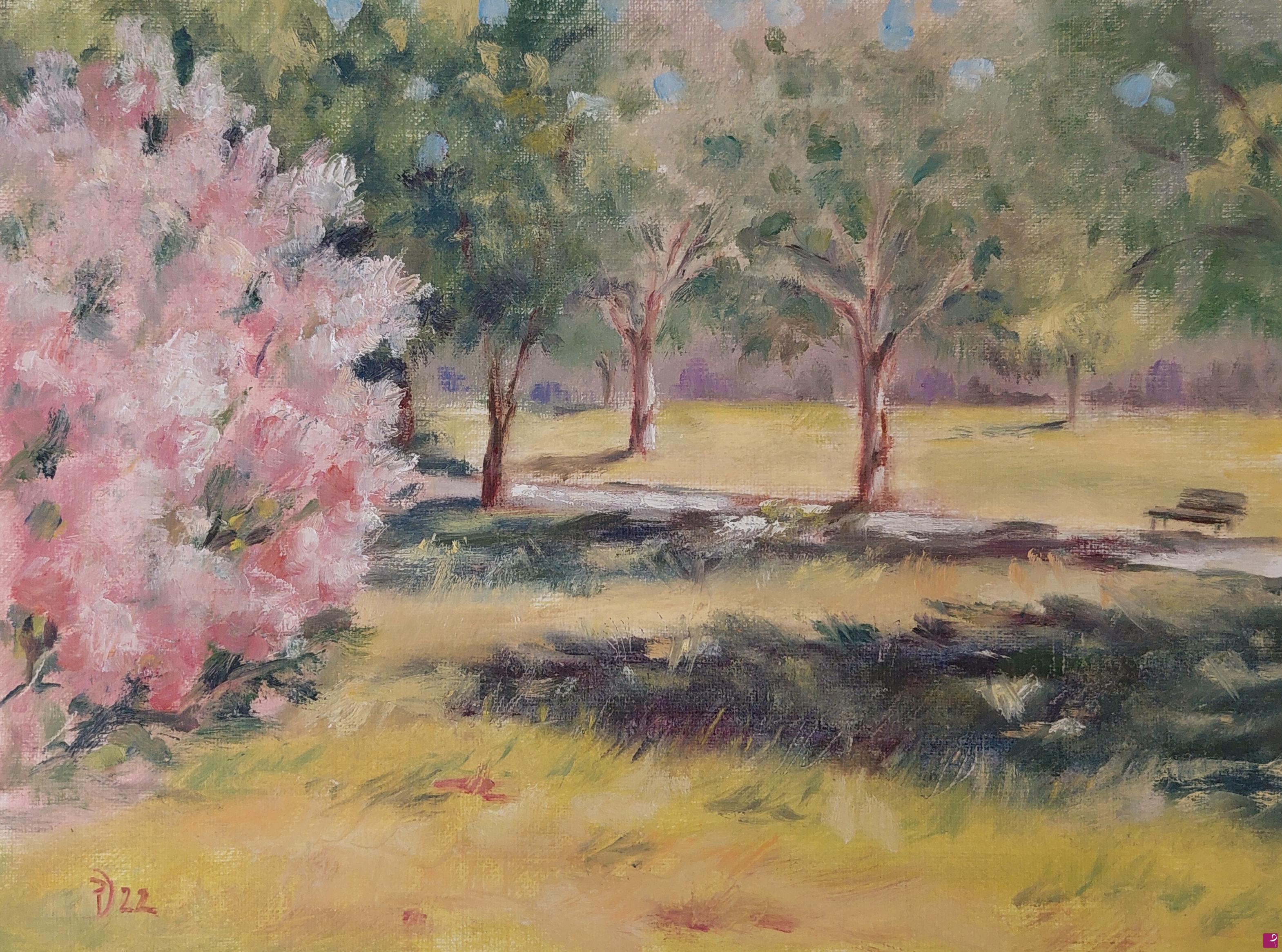 quadri in vendita online - Plein air al Parco Nord - 29 giugno 2022