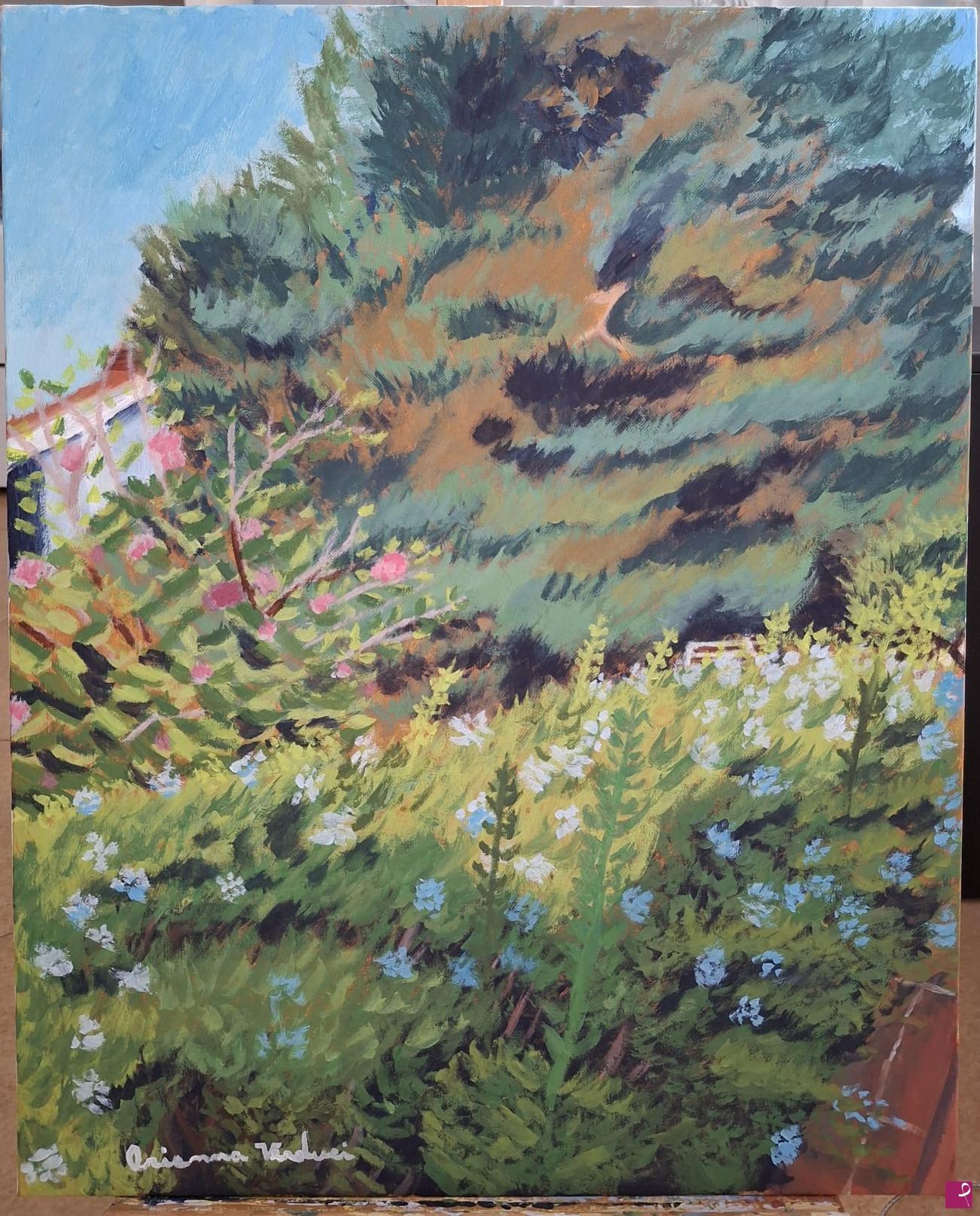 quadri in vendita online - Plumbago in ombra