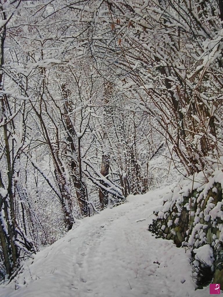 quadri in vendita online - Poesia d'inverno