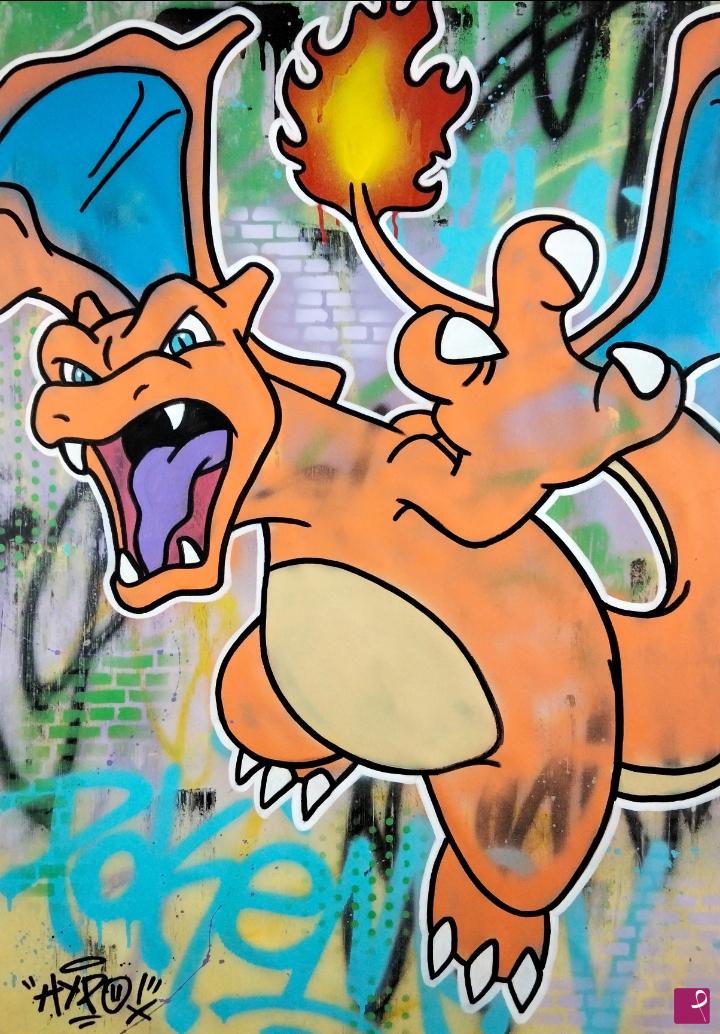 quadri in vendita online - Pokémon - Charizard #006