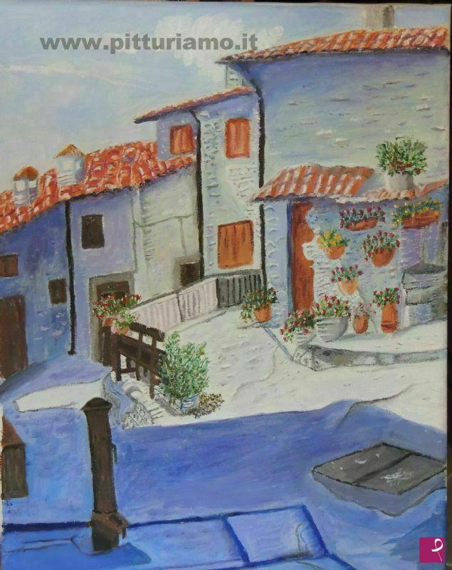 quadri in vendita online - pomeriggio d'agosto - Castelluccio di Norcia