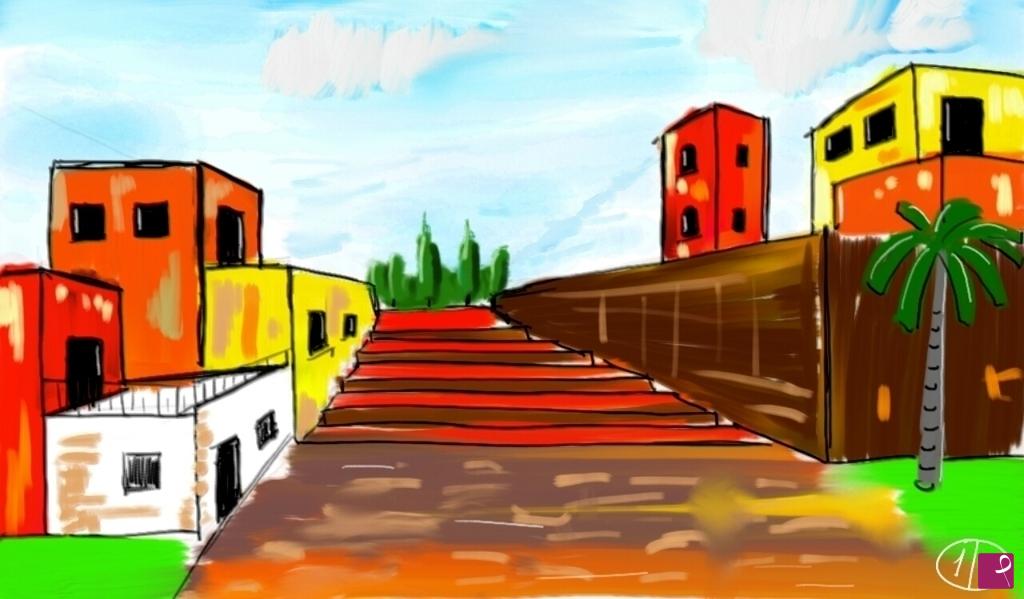 quadri in vendita online - Pomeriggio Torrido