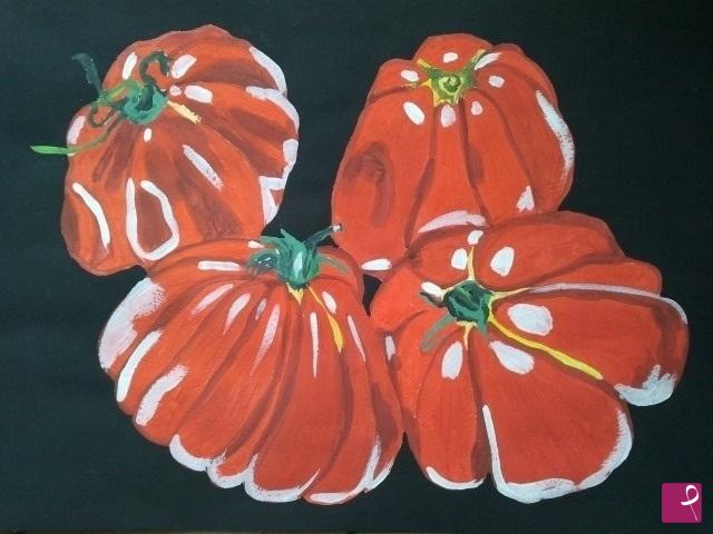 quadri in vendita online - pomodori cuori di bue 