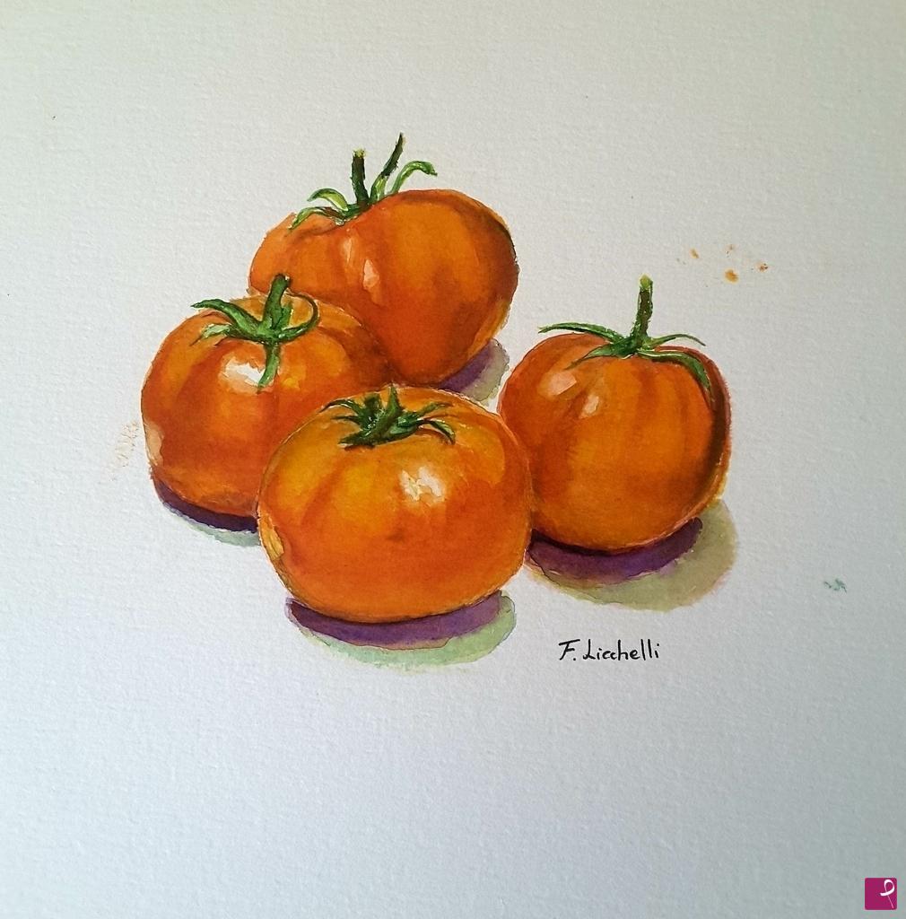 quadri in vendita online - Pomodori n.3