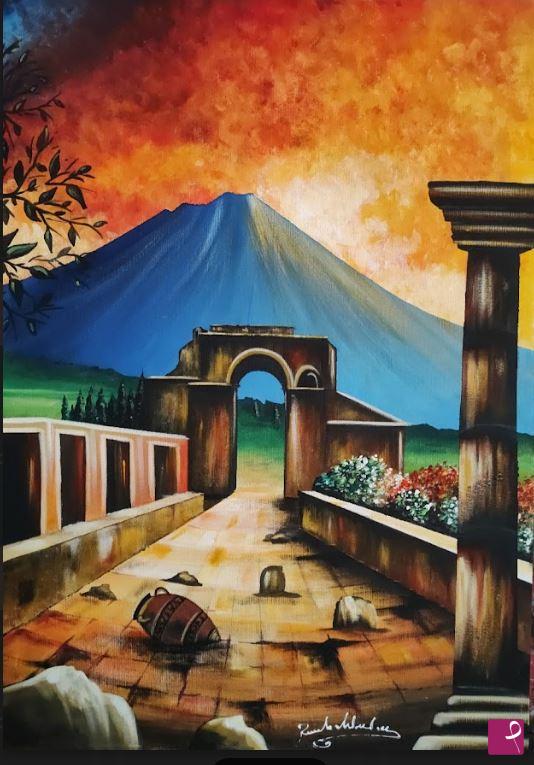 quadri in vendita online - Pompei scavi