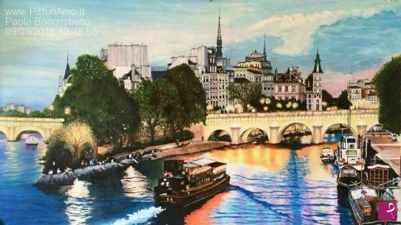 quadri in vendita online - Pont Neuf - Ile de la Citè