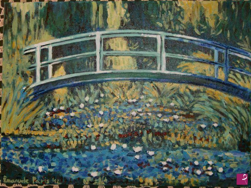 quadri in vendita online - Ponte a Giverny