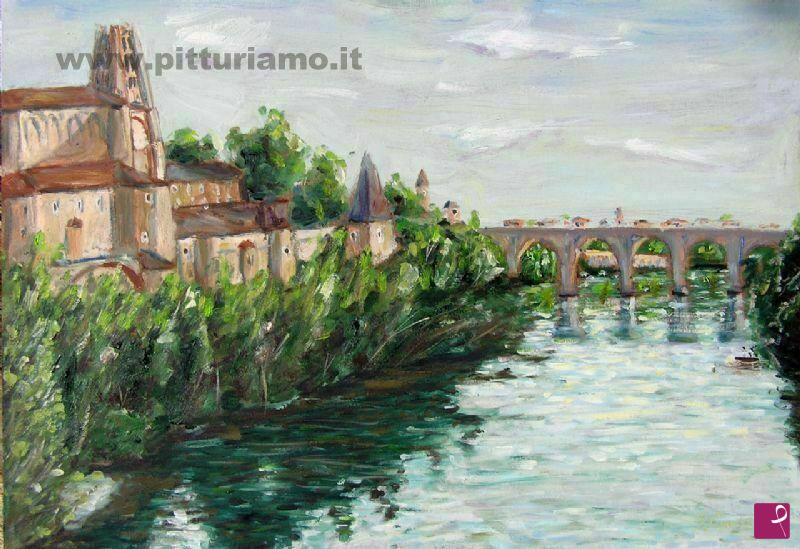 quadri in vendita online - PONTE AD ALBI - FRANCIA