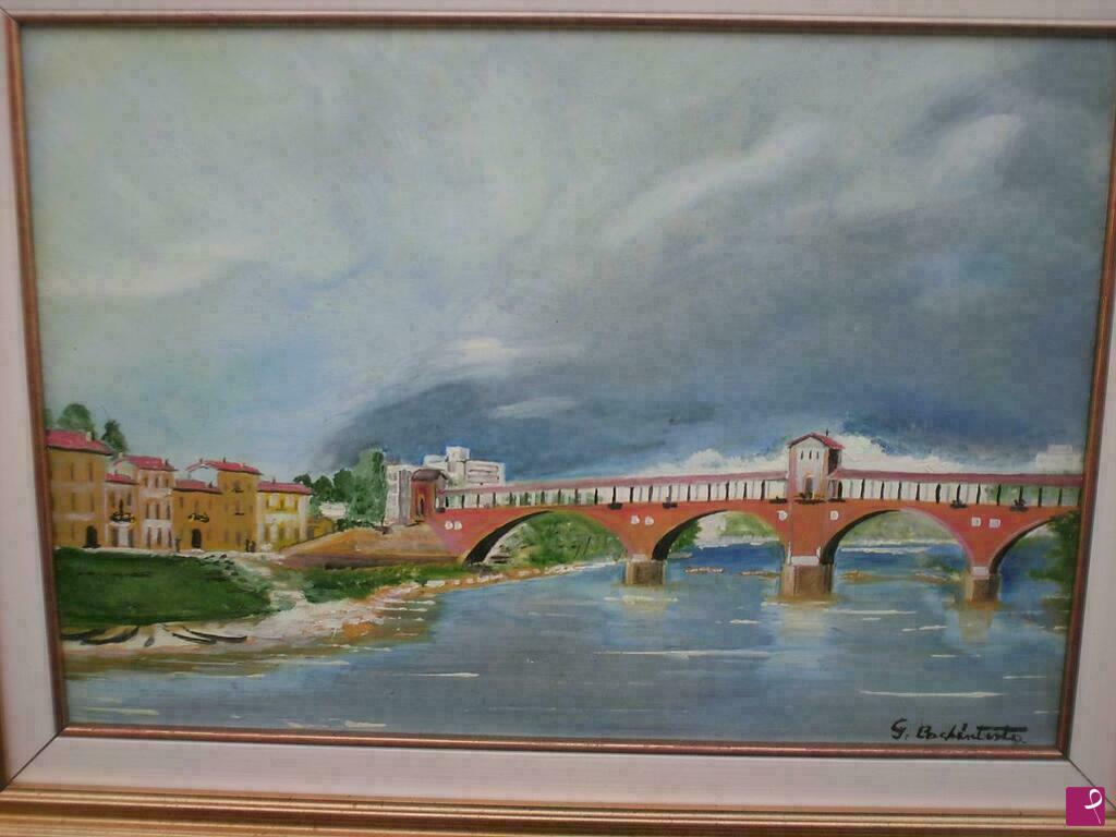quadri in vendita online - ponte coperto con via milazzo
