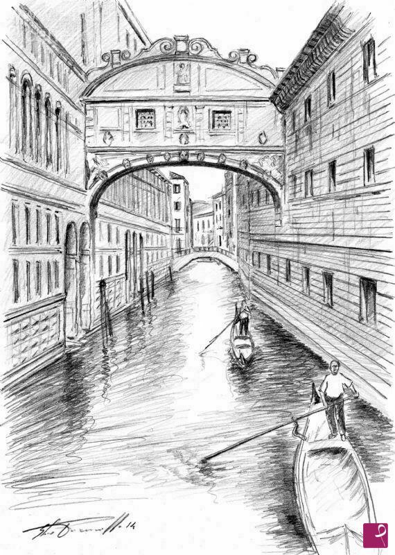 quadri in vendita online - Ponte dei sospiri