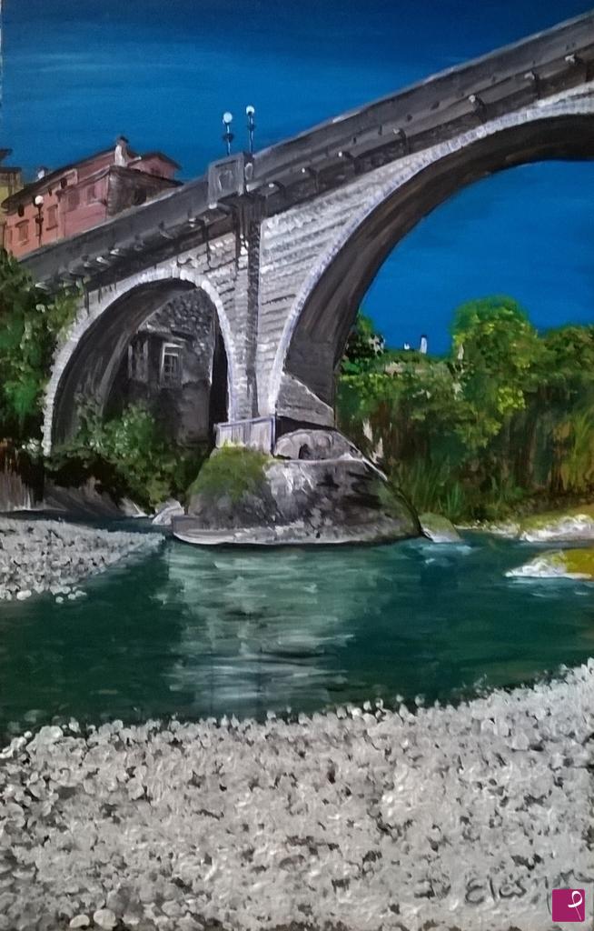 quadri in vendita online - ponte del diavolo, Cividale del Friuli