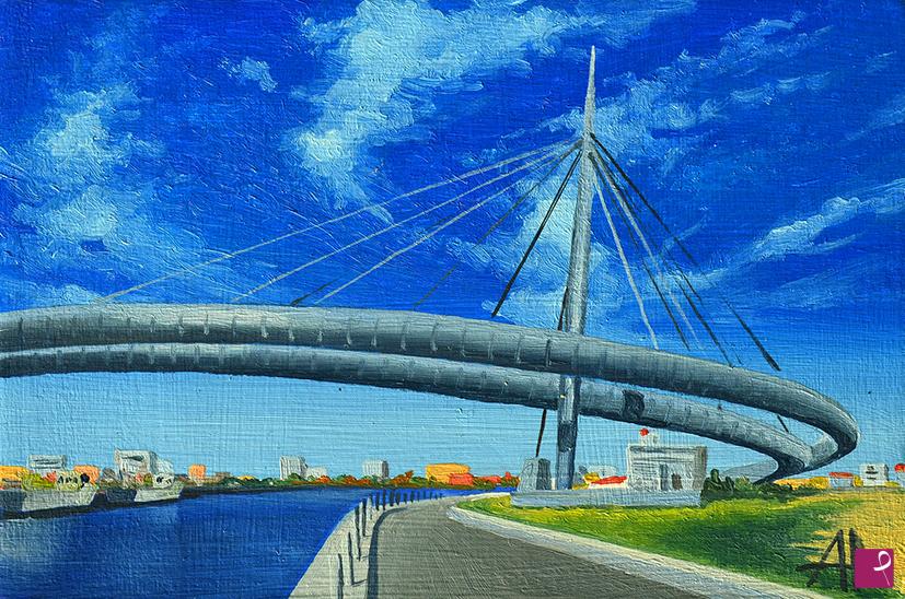 quadri in vendita online - Ponte del mare