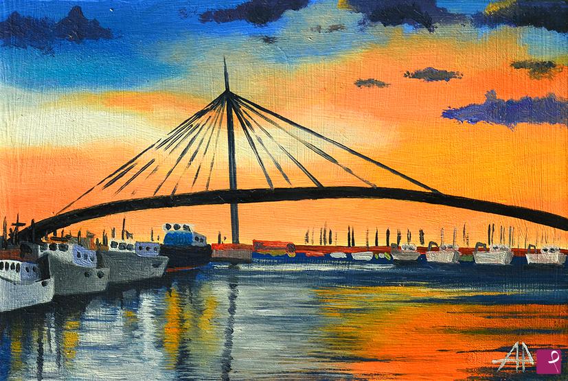 quadri in vendita online - Ponte del mare