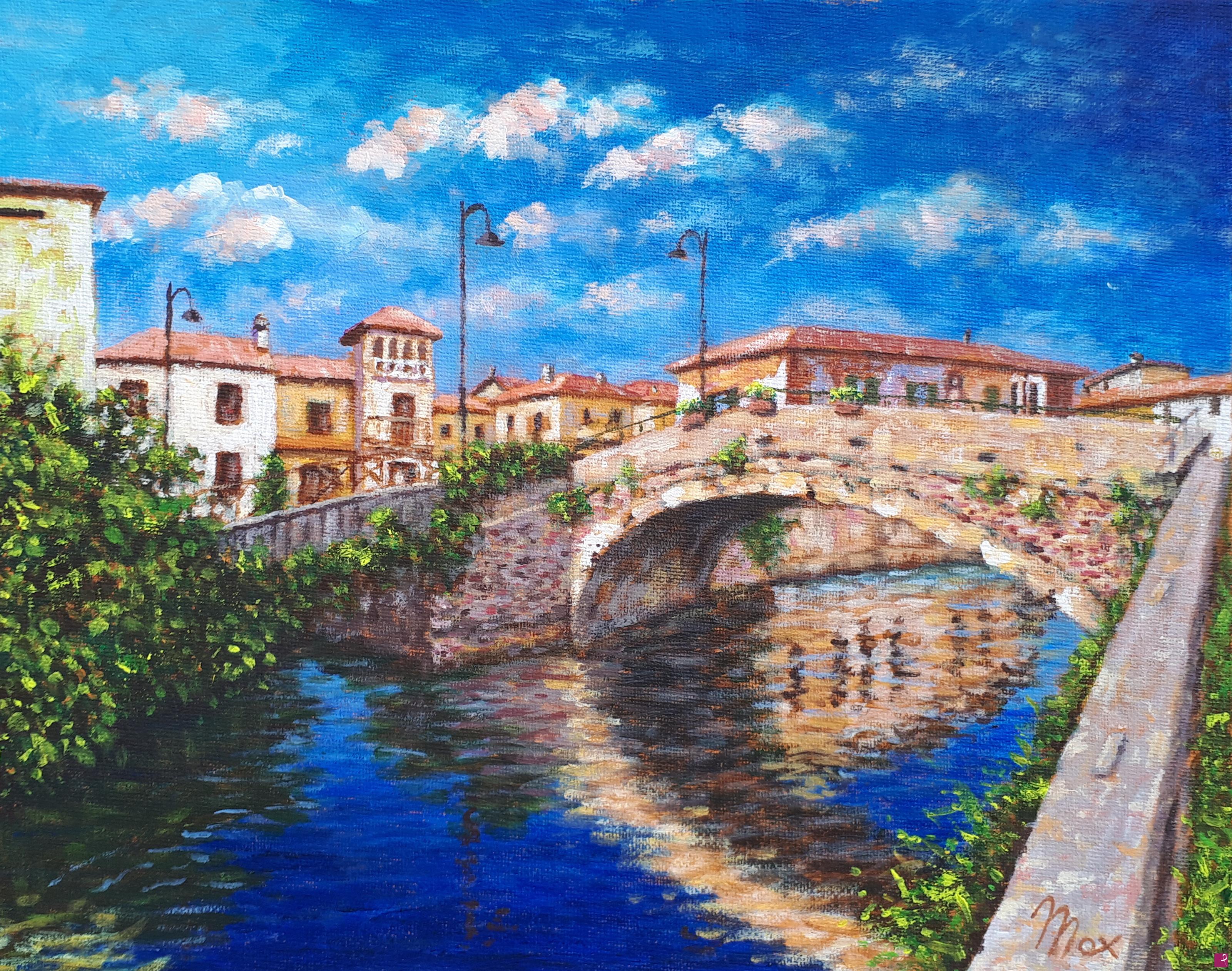 quadri in vendita online - Ponte di Bernate 