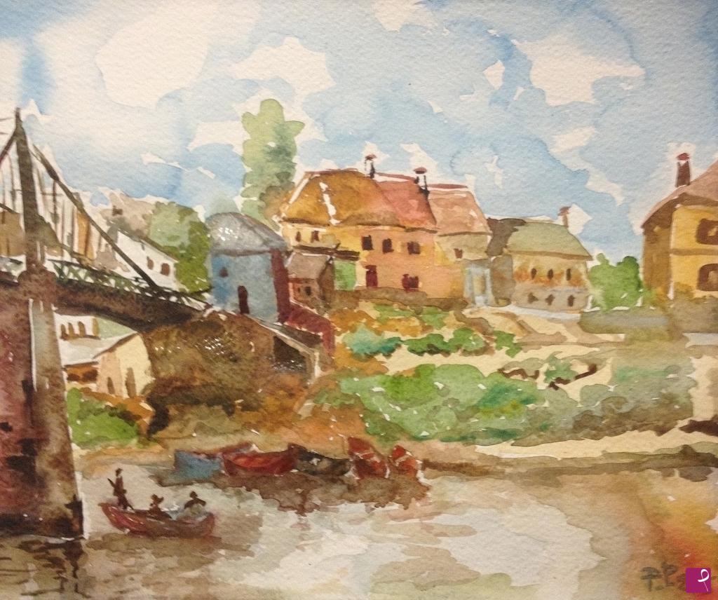quadri in vendita online - Ponte di Villeneuve-la-Garenne