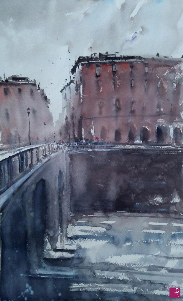 quadri in vendita online - Ponte Sisto, Roma