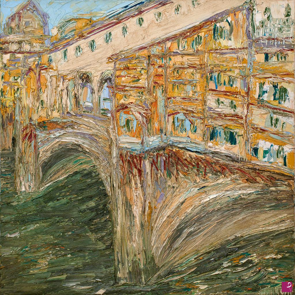 quadri in vendita online - Ponte vecchio