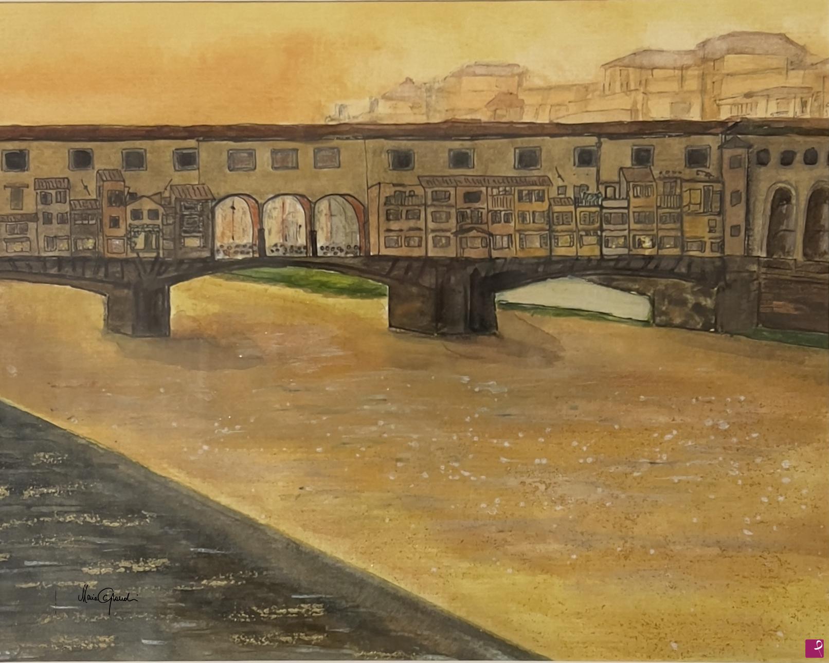 quadri in vendita online - Ponte Vecchio in Firenze