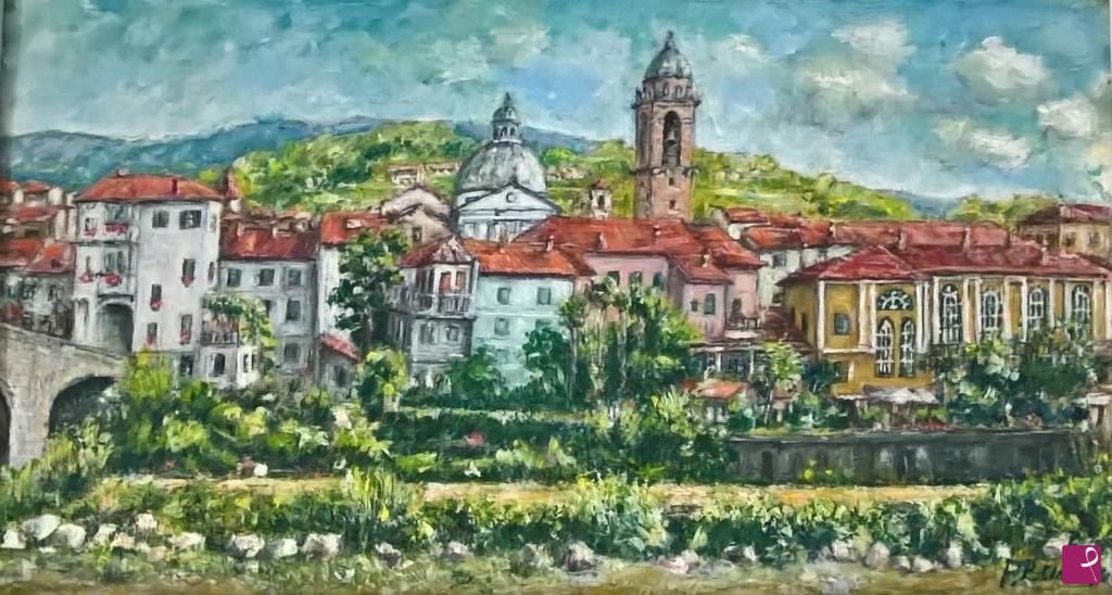 quadri in vendita online - Pontremoli, lungo Magra