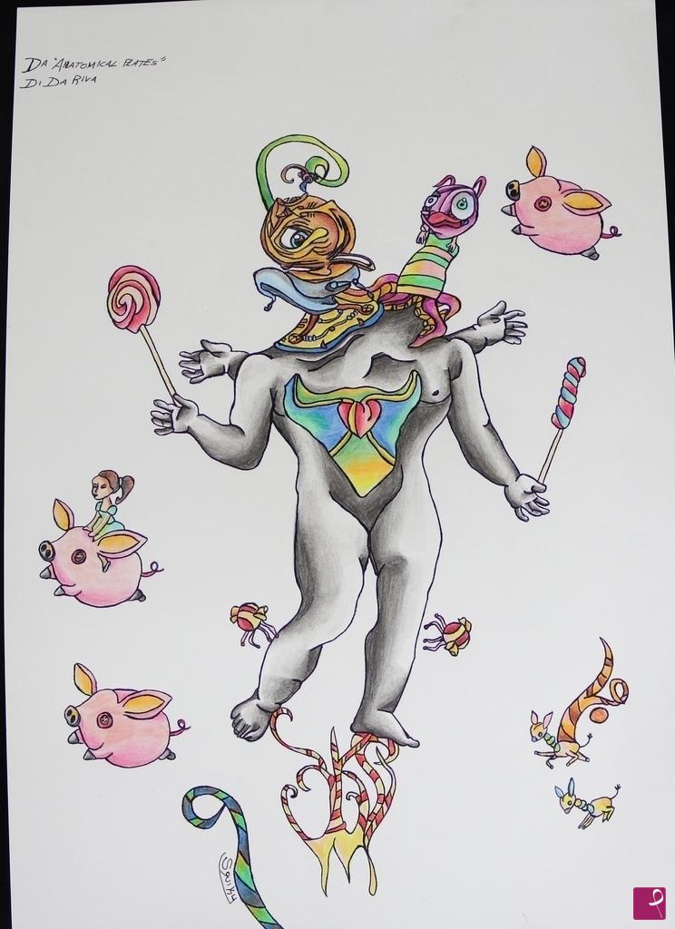 quadri in vendita online - POP SURREALISM ANATOMYC