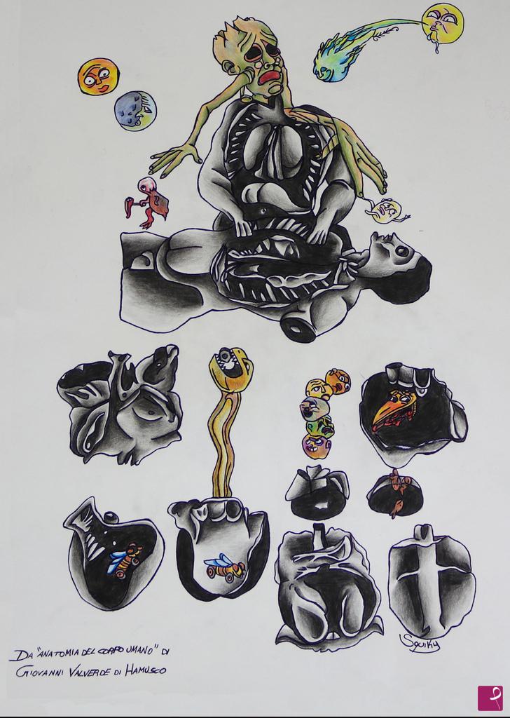 quadri in vendita online - POP SURREALISM ANATOMYC