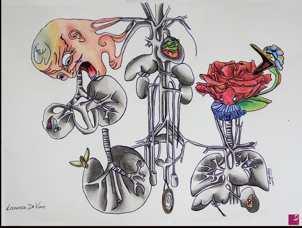 quadri in vendita online - POP SURREALISM ANATOMYC