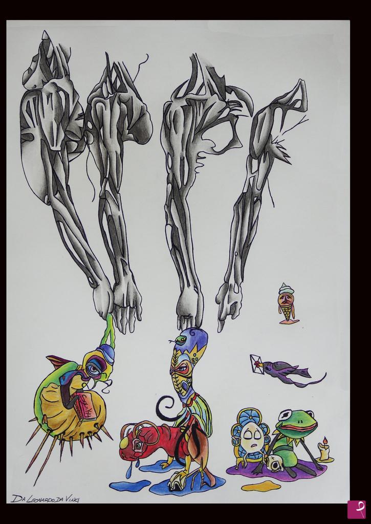 quadri in vendita online - POP SURREALISM ANATOMYC
