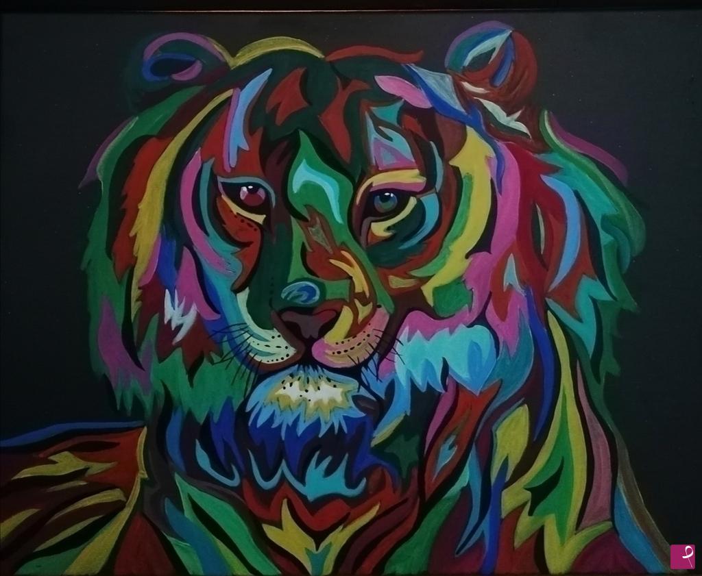 quadri in vendita online - Pop tiger 