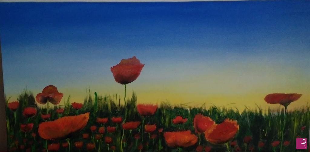 quadri in vendita online - poppies