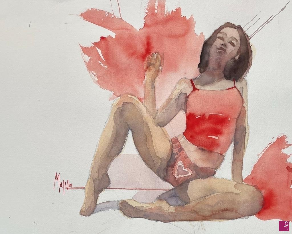 quadri in vendita online - Poppy Girl