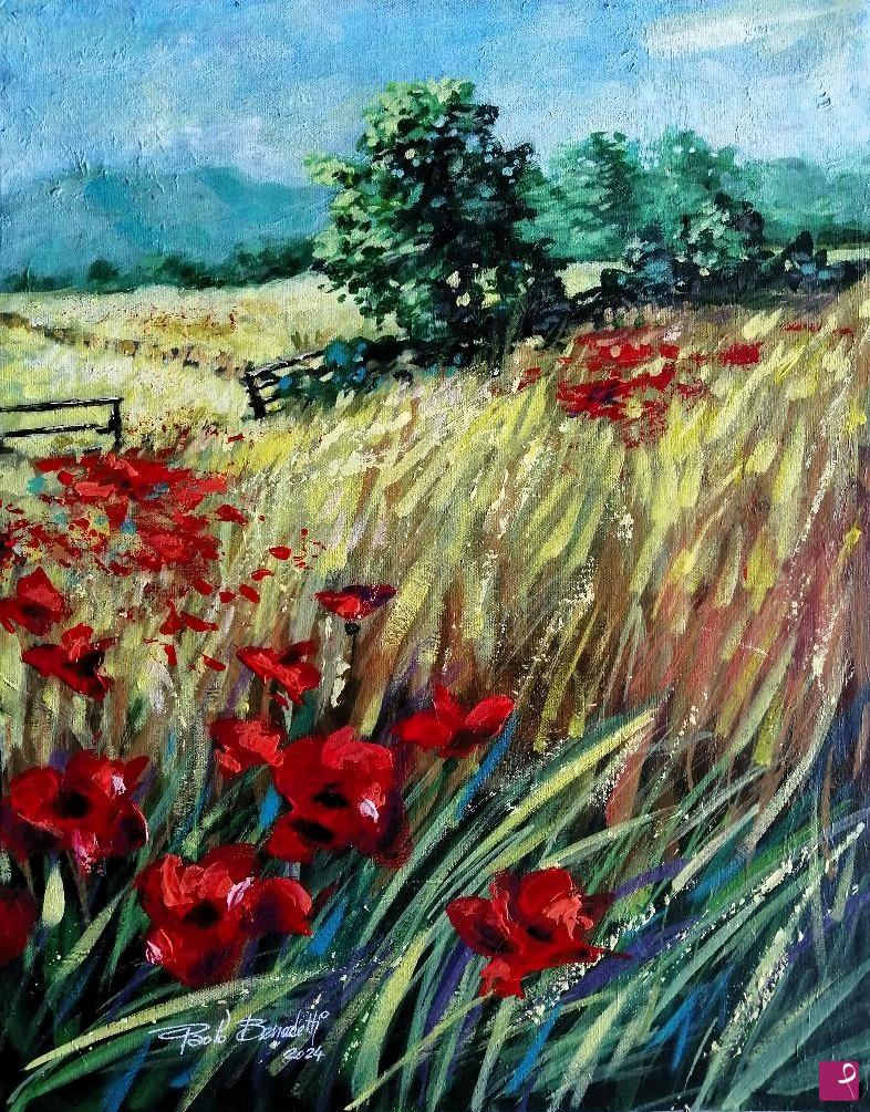 quadri in vendita online - POPPY RED