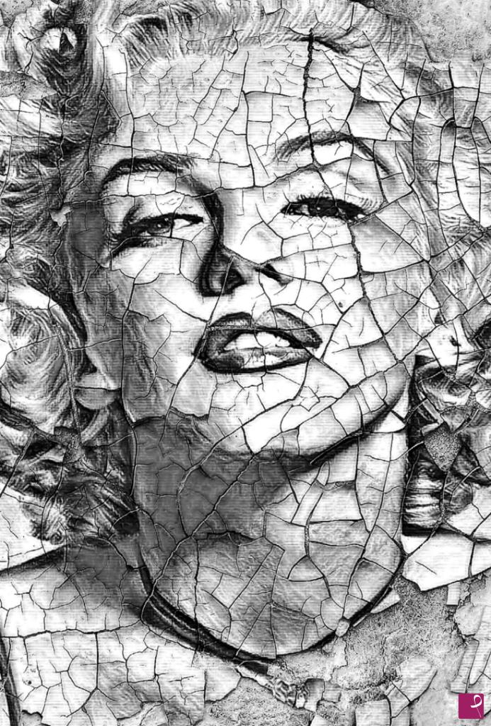 quadri in vendita online - Porcelaine ( tribute to Marylin Monroe ) 