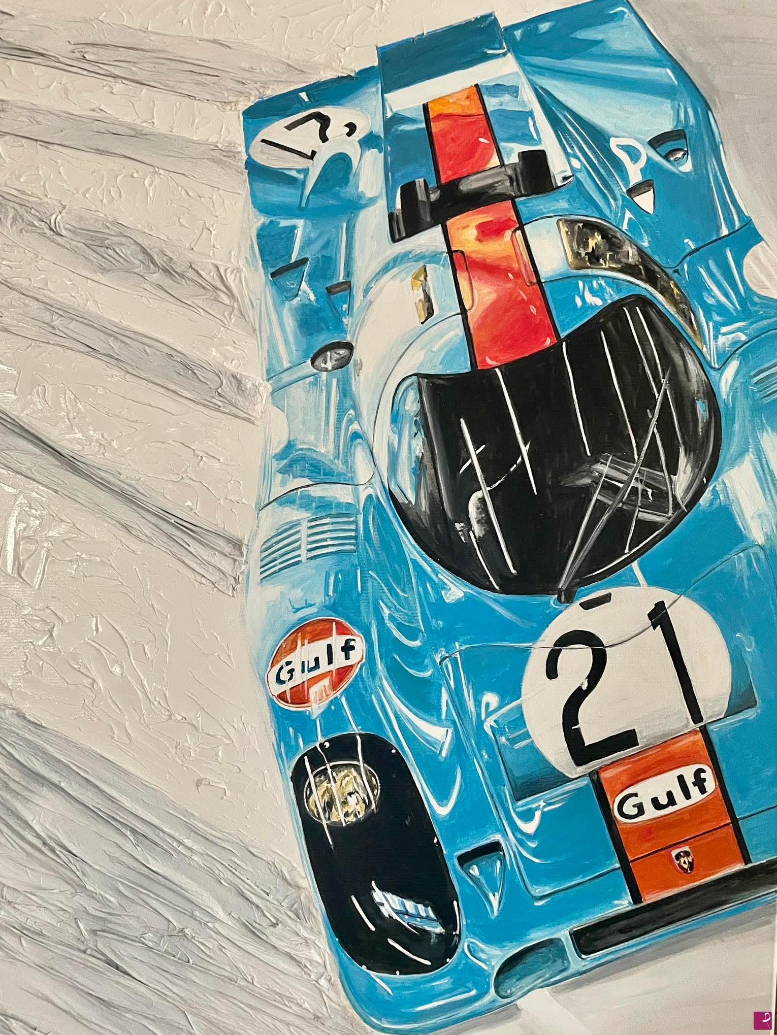 quadri in vendita online - Porsche 917 Gulf 