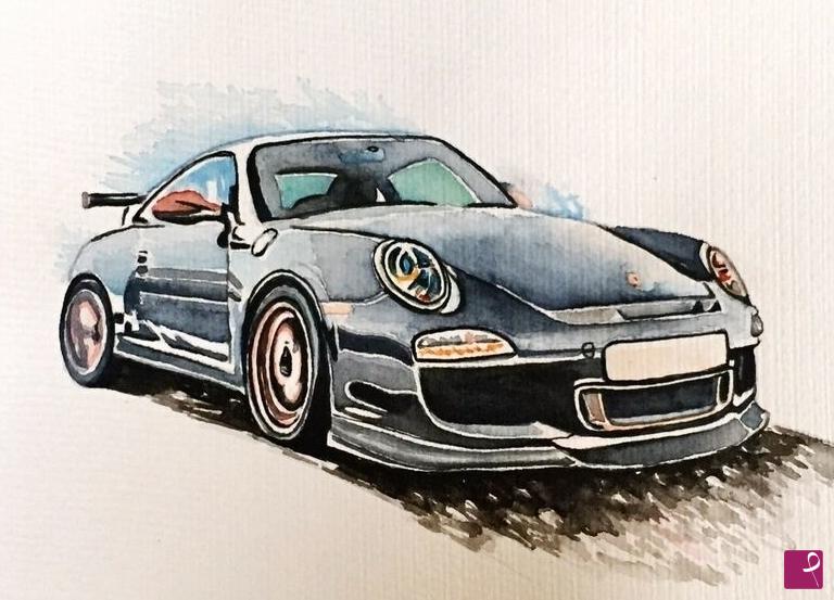 quadri in vendita online - Porsche 997