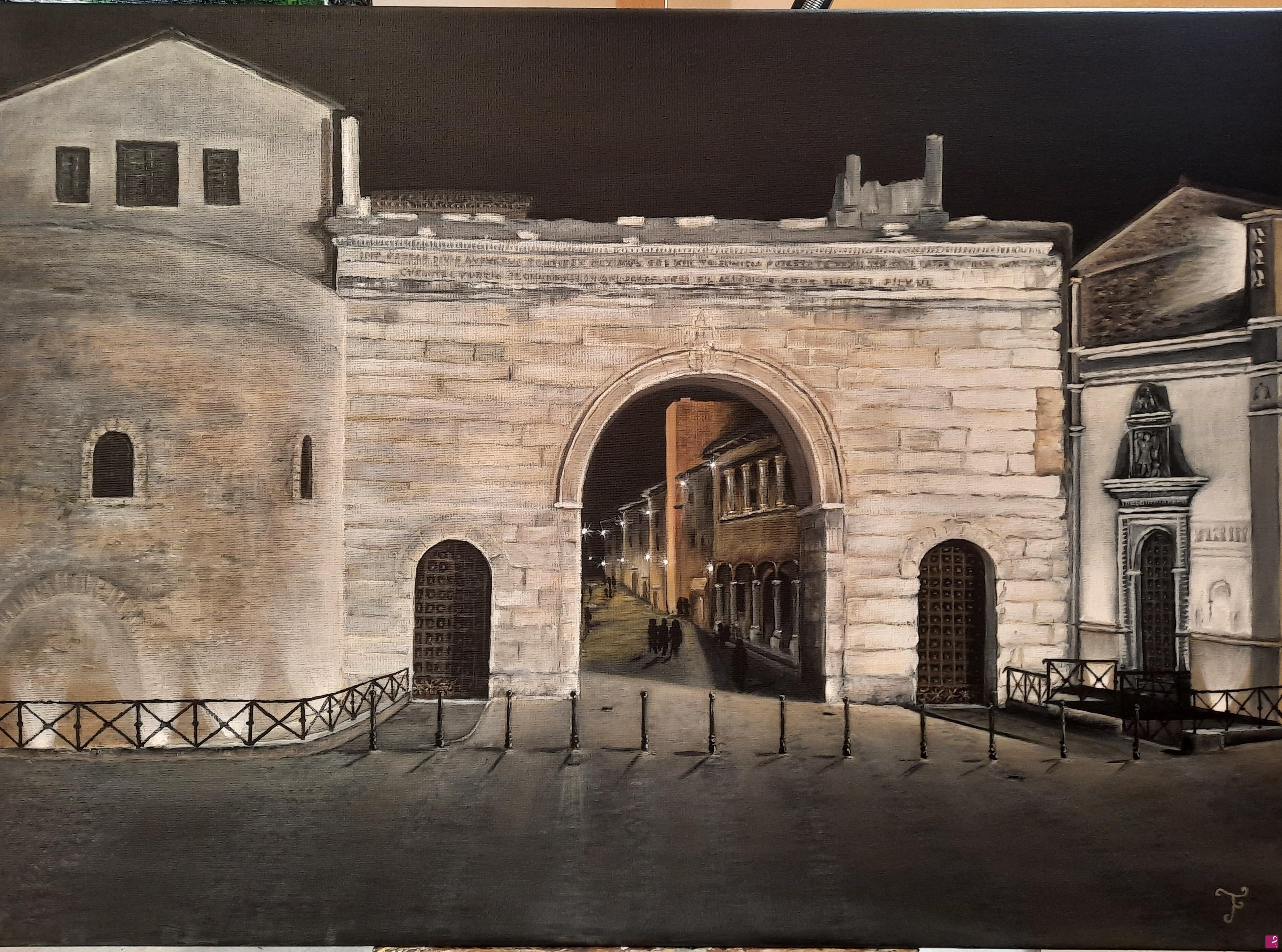 quadri in vendita online - Porta Augustea città di Fanum Fortunae (Fano)