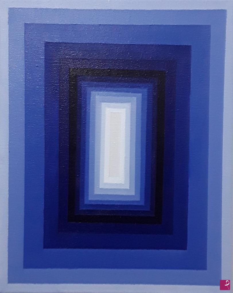 quadri in vendita online - PORTA BLU