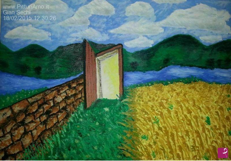 quadri in vendita online - Porta del cielo