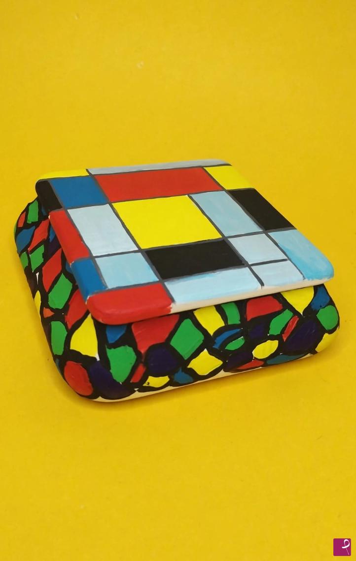 quadri in vendita online - portagioie alla Mondrian