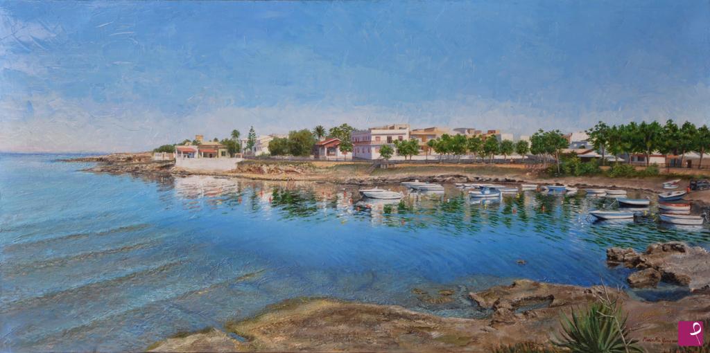 quadri in vendita online - Porticciolo Torreta Granitola