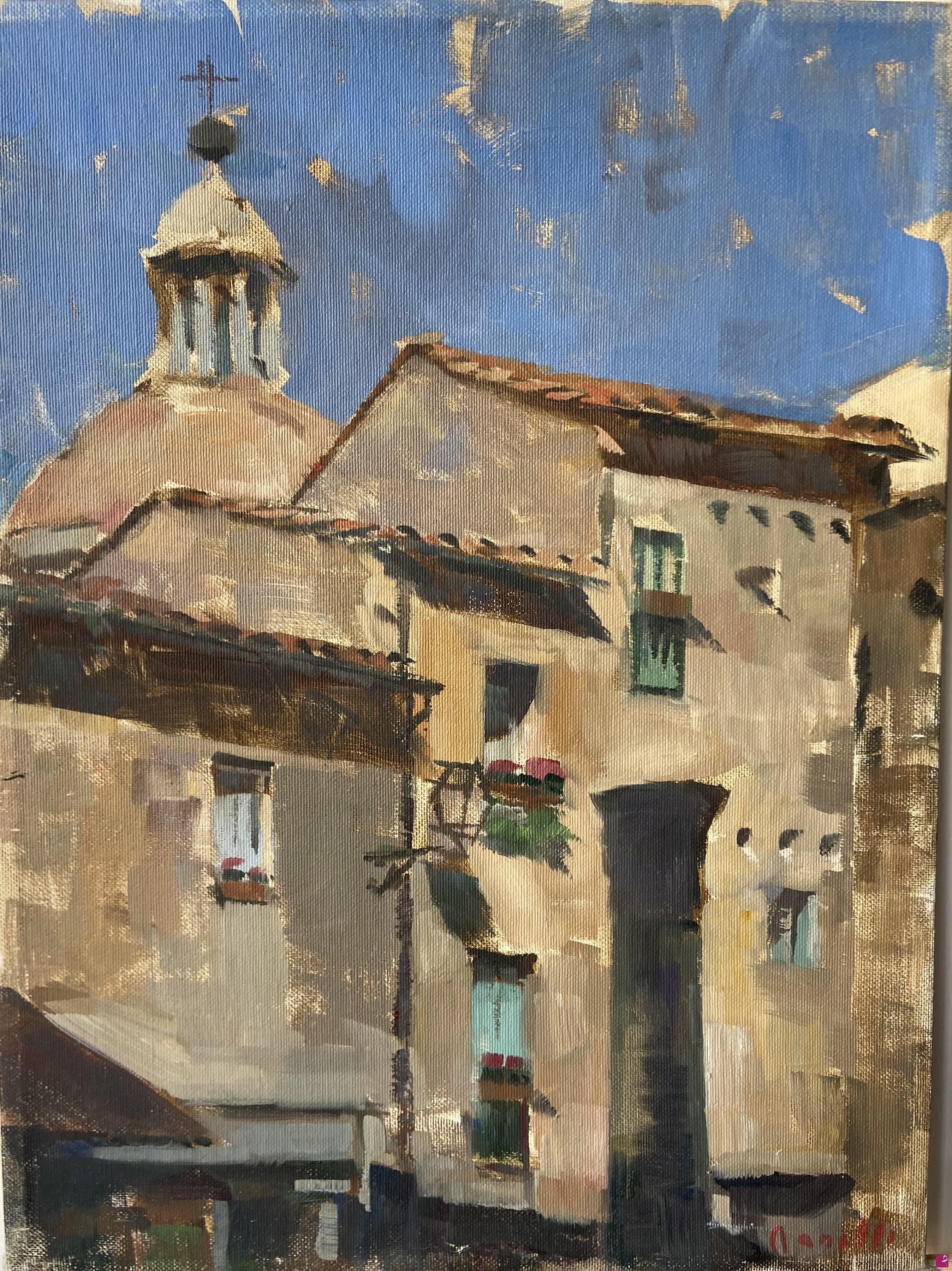 quadri in vendita online - Portico di Ottavia, Roma