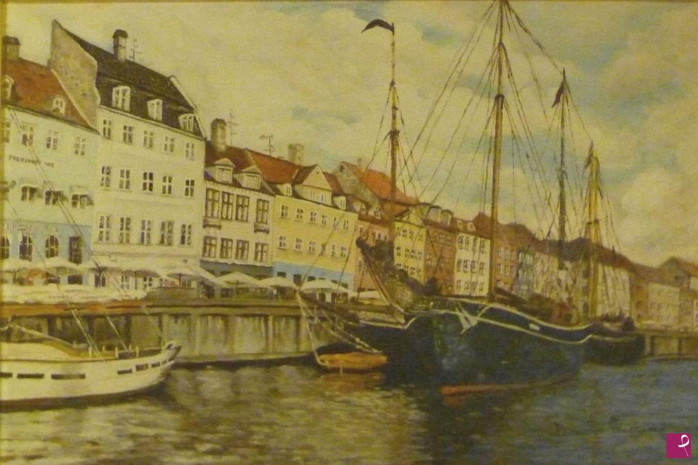 quadri in vendita online - Porto di Copenaghen